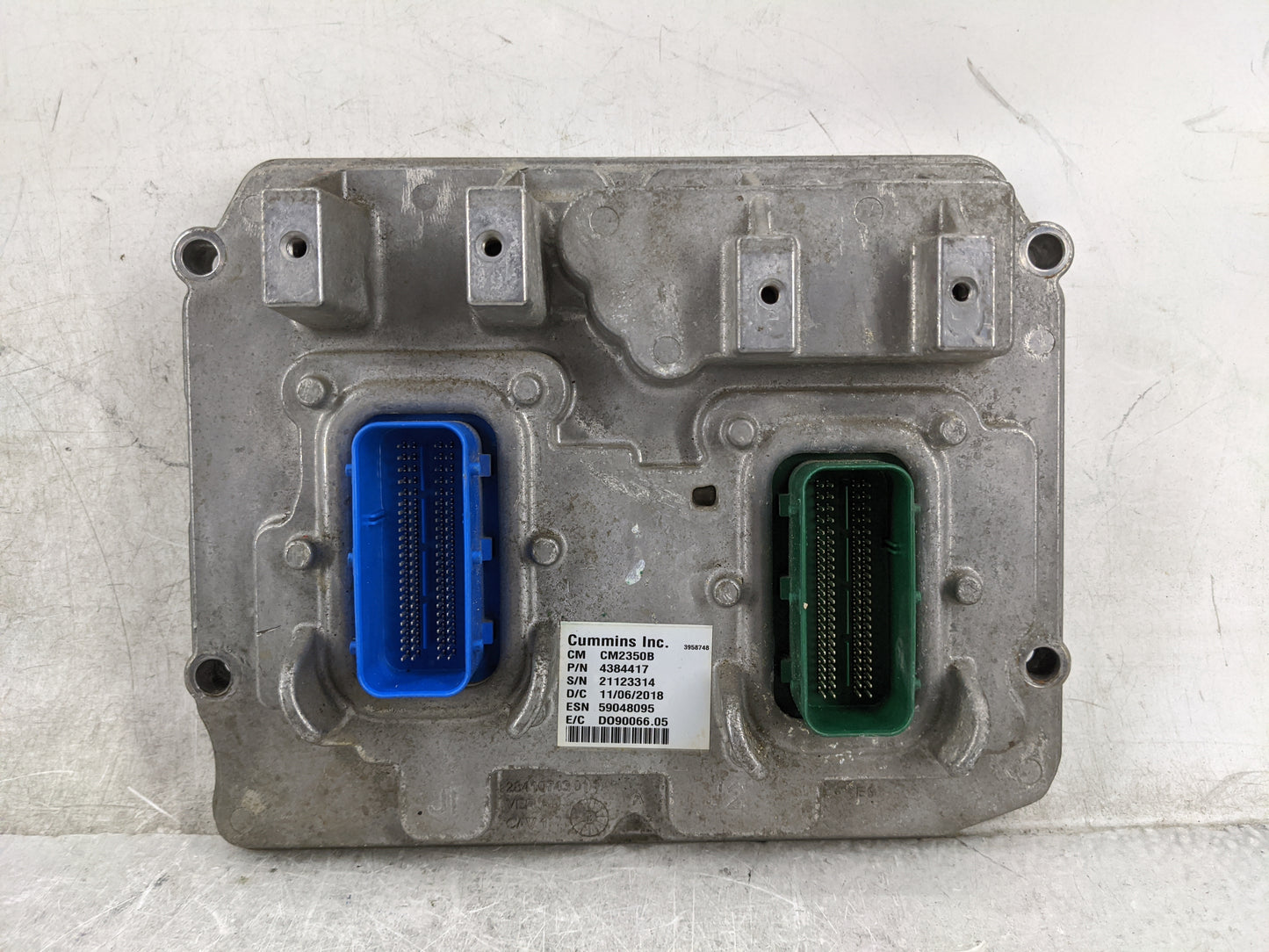2018 Ram 3500 PCM Engine Control Computer ECU ECM PCU OEM P/N:4384417 59048095, CM2350B, 3958748, 21123314 Fits OEM Used Aut