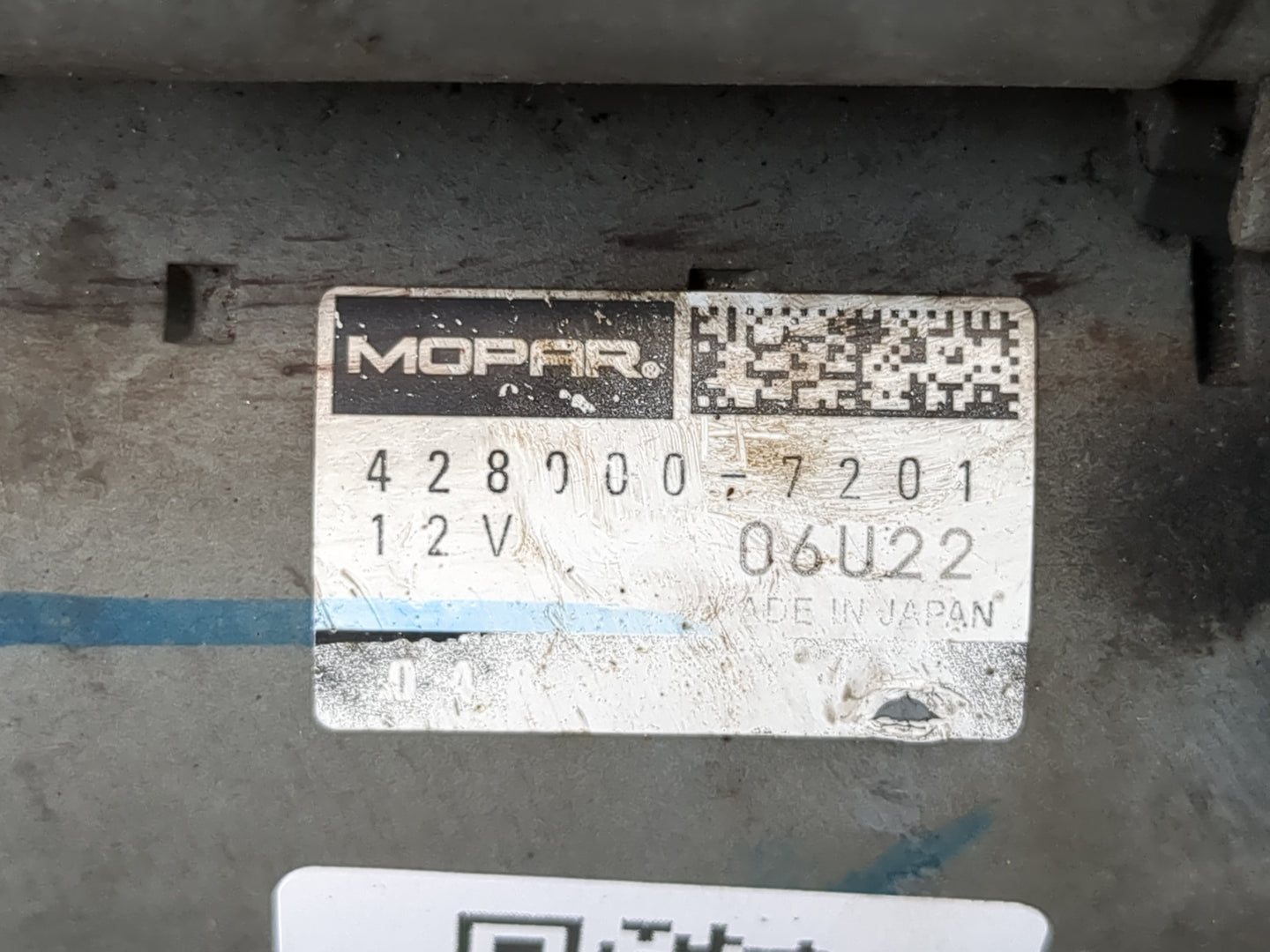 2014-2021 Ram Promaster 1500 Car Starter Motor Solenoid OEM P/N:428000-7201 Fits OEM Used Auto Parts - Oemusedautoparts1.com