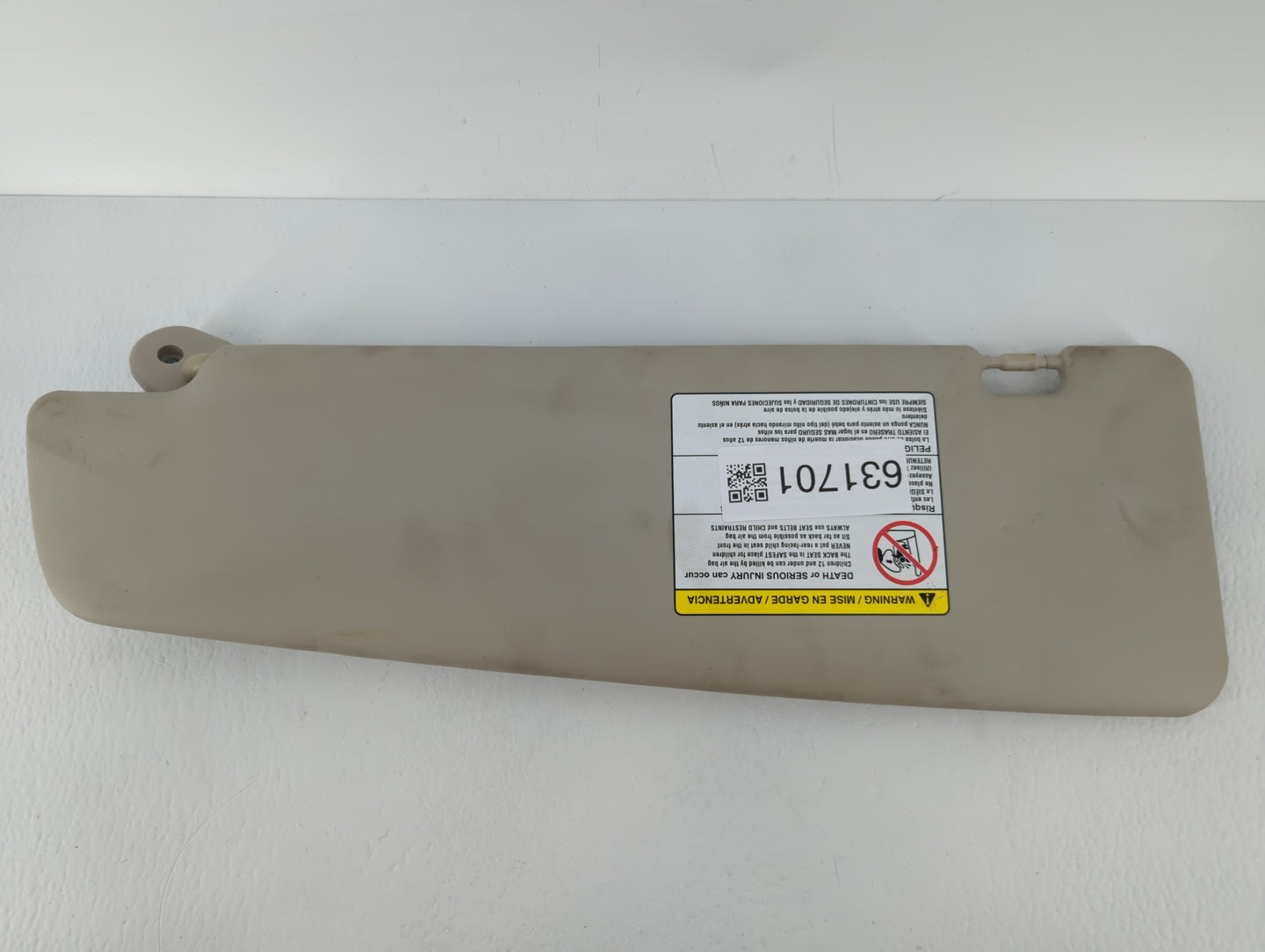 2014-2022 Ram Promaster 1500 Sun Visor Shade Replacement Passenger Right Mirror Fits OEM Used Auto Parts - Oemusedautoparts1