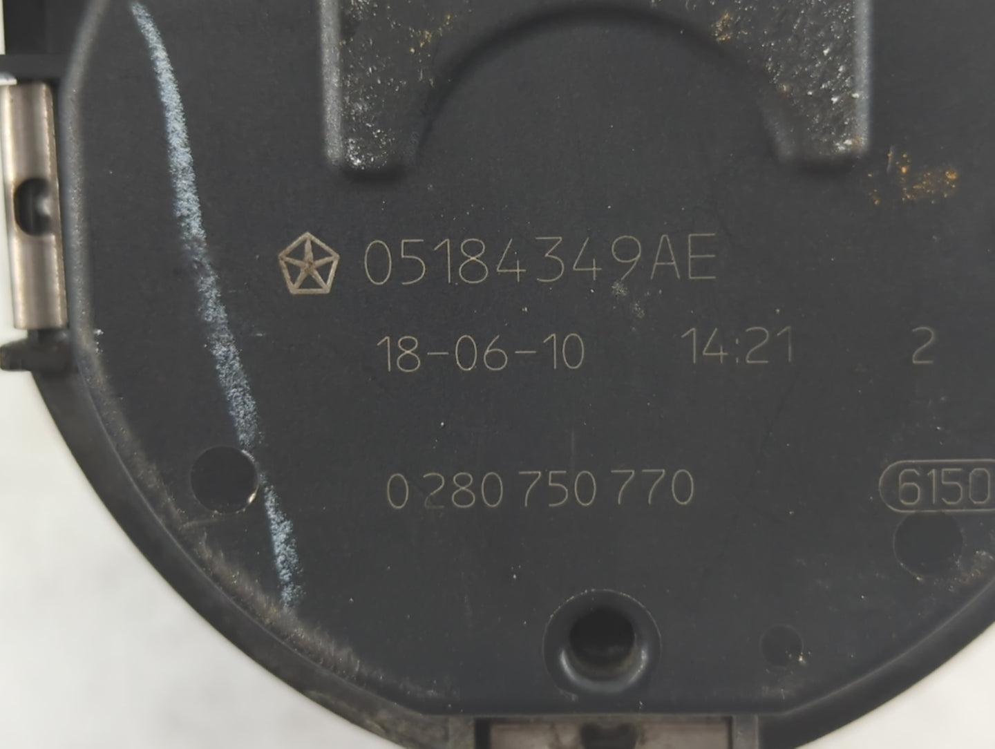 2014-2022 Ram Promaster 1500 Throttle Body P/N:05184349AE 0 280 750 770 Fits OEM Used Auto Parts - Oemusedautoparts1.com