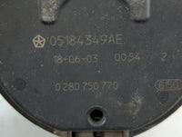 2014-2022 Ram Promaster 2500 Throttle Body P/N:0 280 750 770 05184349AE Fits OEM Used Auto Parts - Oemusedautoparts1.com