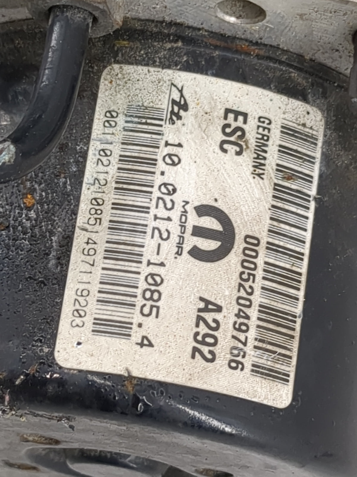 2016-2022 Ram Promaster City Anti-Lock Brake ABS Pump Module Actuator OEM P/N:00052049766 10.0212-1085.4 Fits OEM Used Auto 