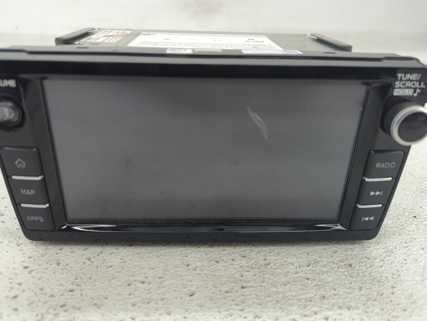 2018 Subaru Brz Radio AM FM Cd Player Receiver Replacement P/N:86271CA670 Fits OEM Used Auto Parts - Oemusedautoparts1.com