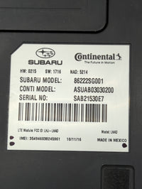 2018 Subaru Crosstrek Telematics Control Module - Oemusedautoparts1.com