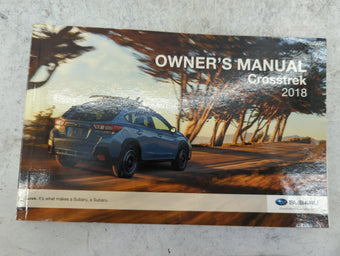 compare product 2018 Subaru Crosstrek Owners Manual Book Guide P/N:A1320BE-B MSA5M1807A, MSA5M1801W OEM Used Auto Parts