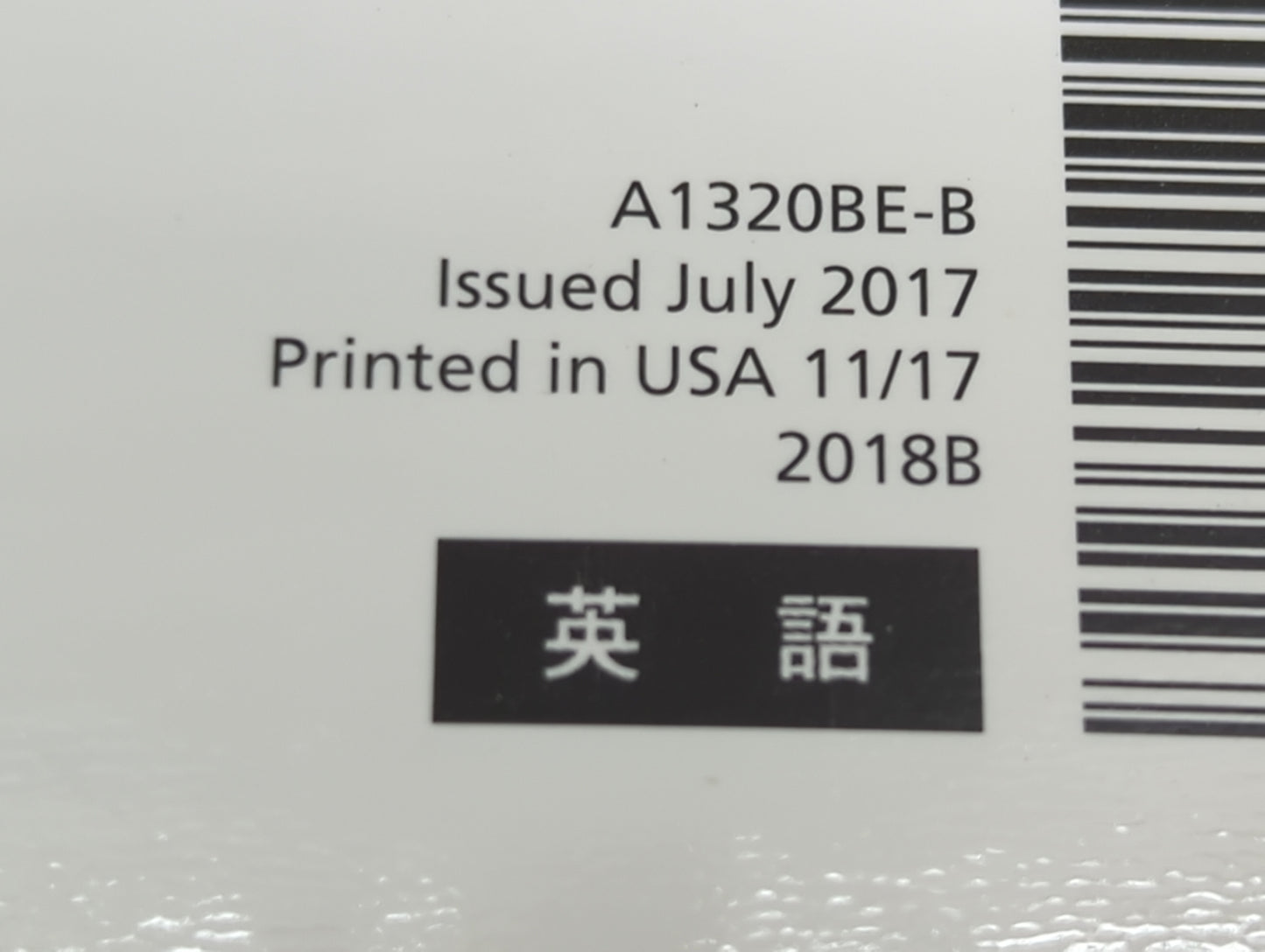 2018 Subaru Crosstrek Owners Manual Book Guide P/N:A1320BE-B MSA5M1807A, MSA5M1801W OEM Used Auto Parts - Oemusedautoparts1.