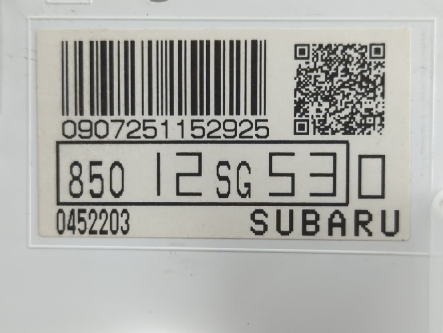 2018 Subaru Forester Instrument Cluster Speedometer Gauges Fits OEM Used Auto Parts - Oemusedautoparts1.com