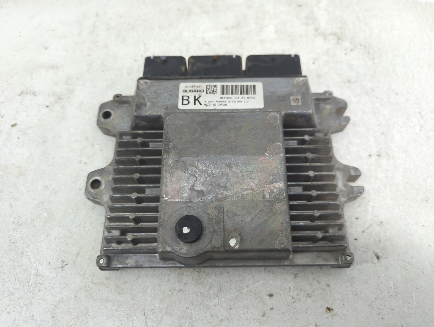 2018 Subaru Forester PCM Engine Control Computer ECU ECM PCU OEM P/N:DEF006-021 22765AL590 Fits OEM Used Auto Parts - Oemuse