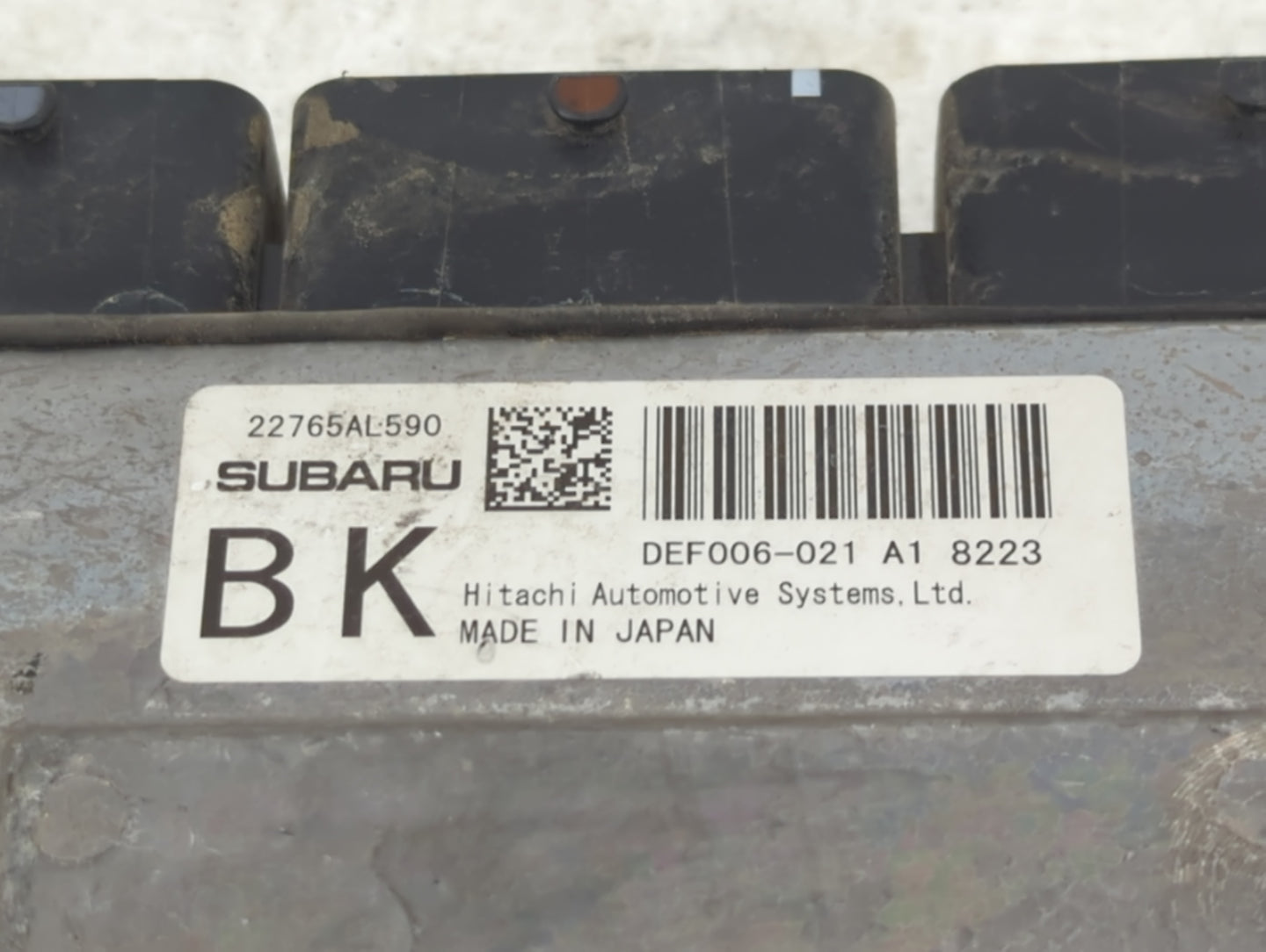 2018 Subaru Forester PCM Engine Control Computer ECU ECM PCU OEM P/N:DEF006-021 22765AL590 Fits OEM Used Auto Parts - Oemuse