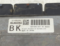 2018 Subaru Forester PCM Engine Control Computer ECU ECM PCU OEM P/N:DEF006-021 22765AL590 Fits OEM Used Auto Parts - Oemuse