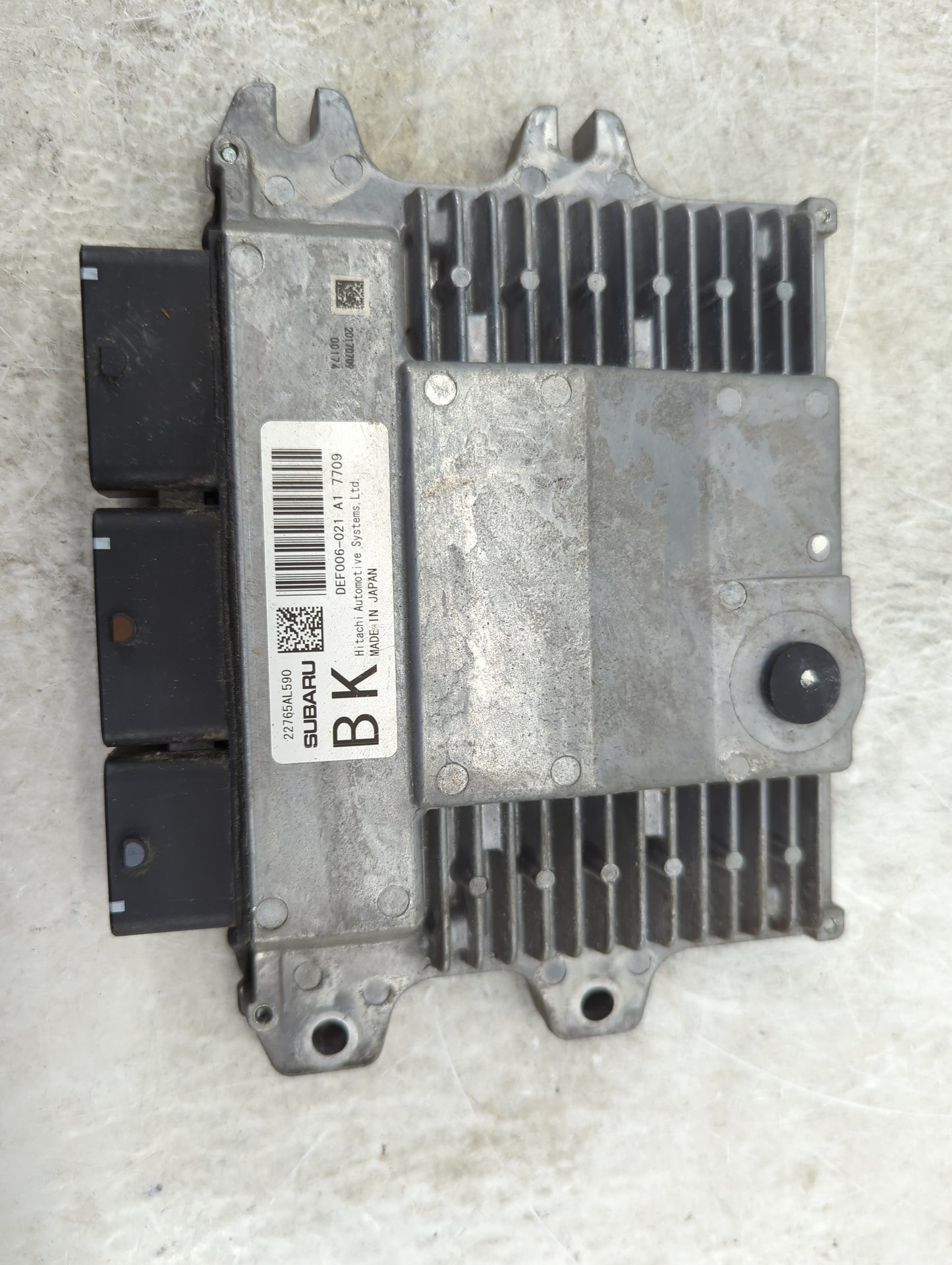 2018 Subaru Forester PCM Engine Control Computer ECU ECM PCU OEM P/N:22765AL590 DEF006-021 Fits OEM Used Auto Parts - Oemuse