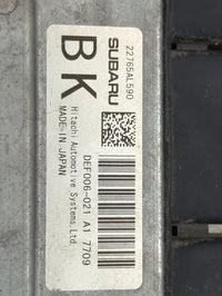 2018 Subaru Forester PCM Engine Control Computer ECU ECM PCU OEM P/N:22765AL590 DEF006-021 Fits OEM Used Auto Parts - Oemuse