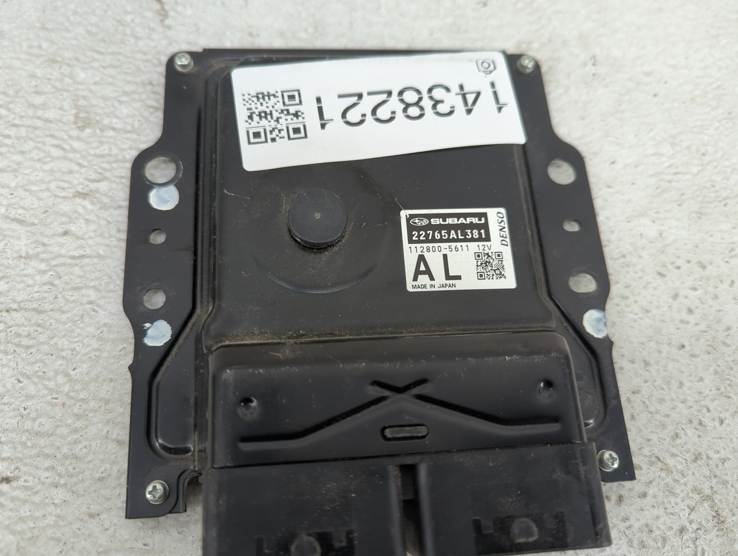 2018 Subaru Forester PCM Engine Control Computer ECU ECM PCU OEM P/N:22765AL381, 112800-5611 Fits OEM Used Auto Parts - Oemu