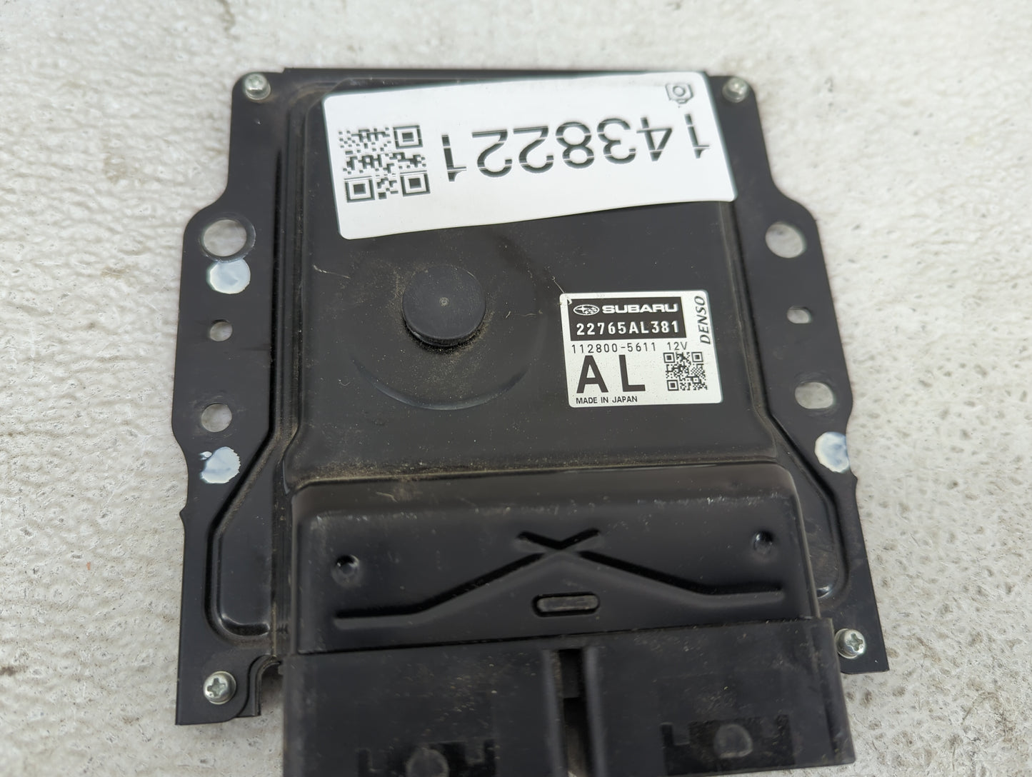 2018 Subaru Forester PCM Engine Control Computer ECU ECM PCU OEM P/N:22765AL381, 112800-5611 Fits OEM Used Auto Parts - Oemu