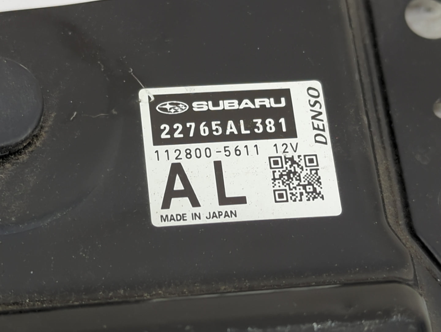 2018 Subaru Forester PCM Engine Control Computer ECU ECM PCU OEM P/N:22765AL381, 112800-5611 Fits OEM Used Auto Parts - Oemu