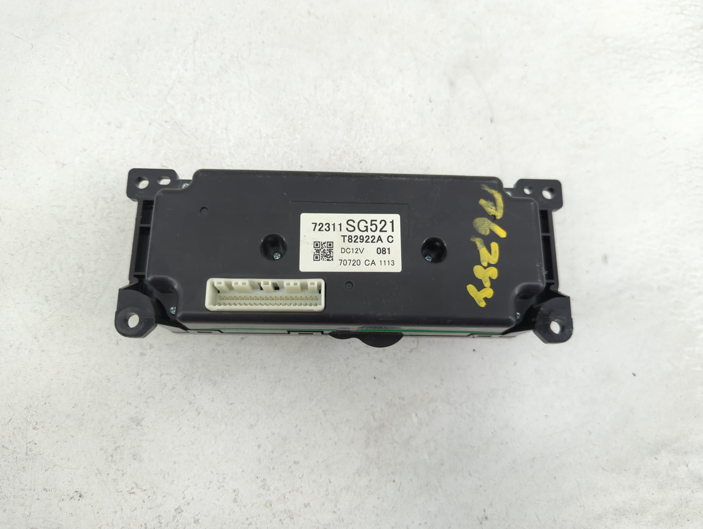 2018 Subaru Forester Climate Control Module Temperature AC/Heater Replacement P/N:72311SG521 T82922A Fits OEM Used Auto Part