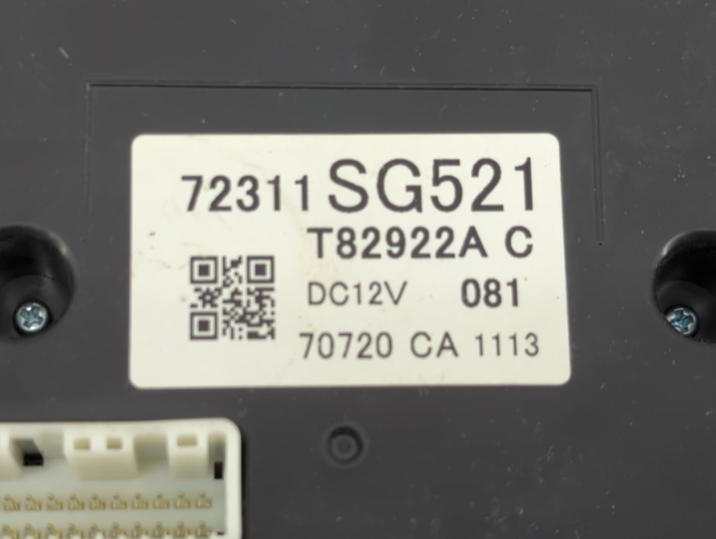 2018 Subaru Forester Climate Control Module Temperature AC/Heater Replacement P/N:72311SG521 T82922A Fits OEM Used Auto Part