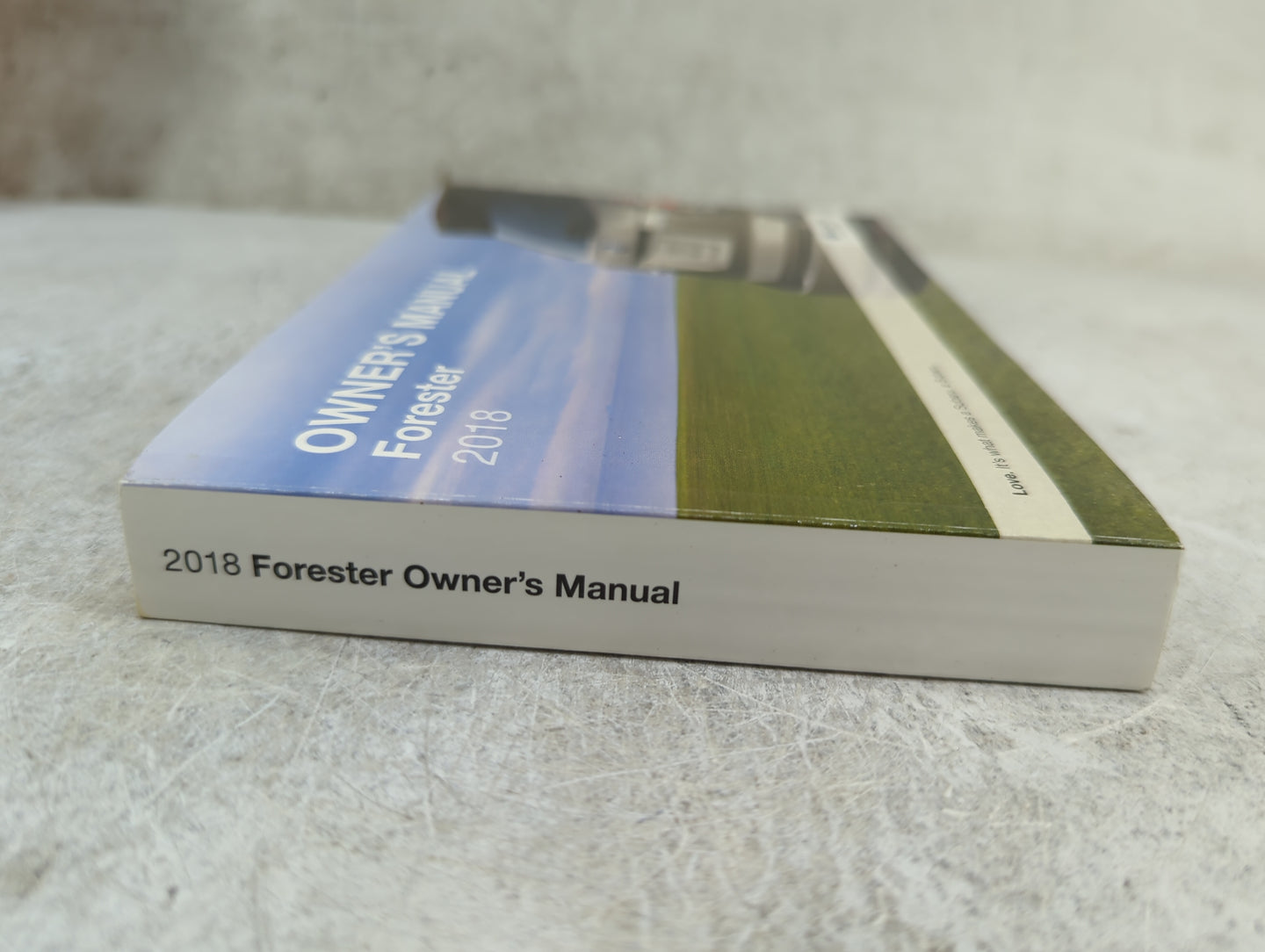 2018 Subaru Forester Owners Manual Book Guide P/N:A8230BE-A OEM Used Auto Parts - Oemusedautoparts1.com