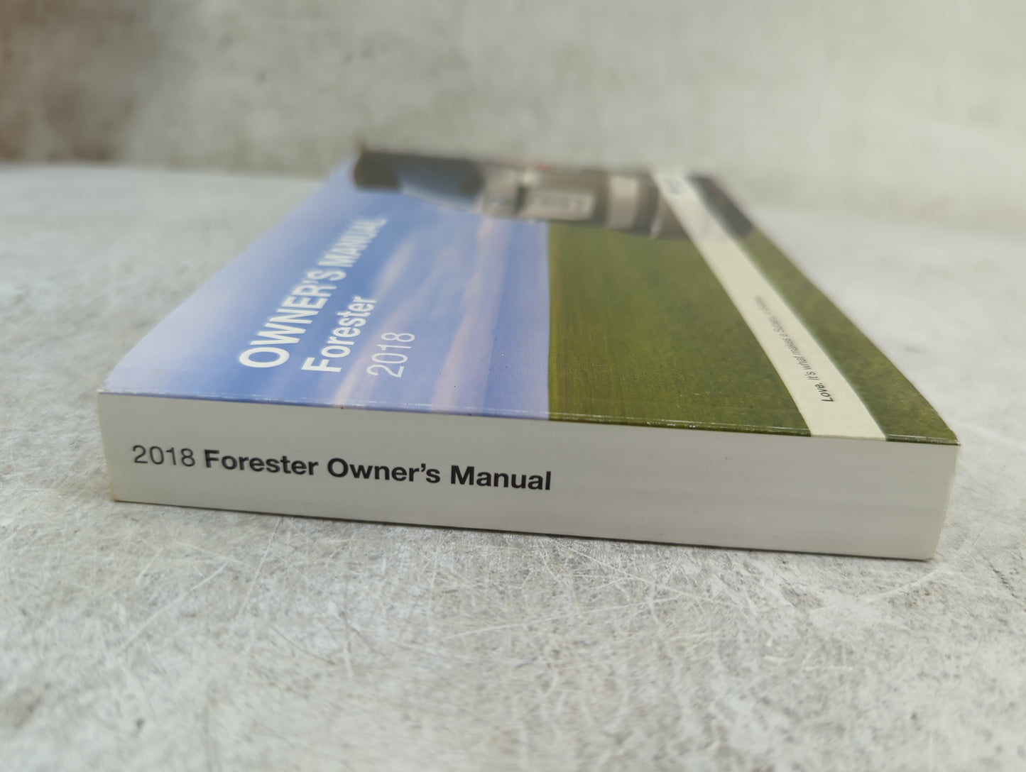 2018 Subaru Forester Owners Manual Book Guide P/N:A8230BE-A OEM Used Auto Parts - Oemusedautoparts1.com