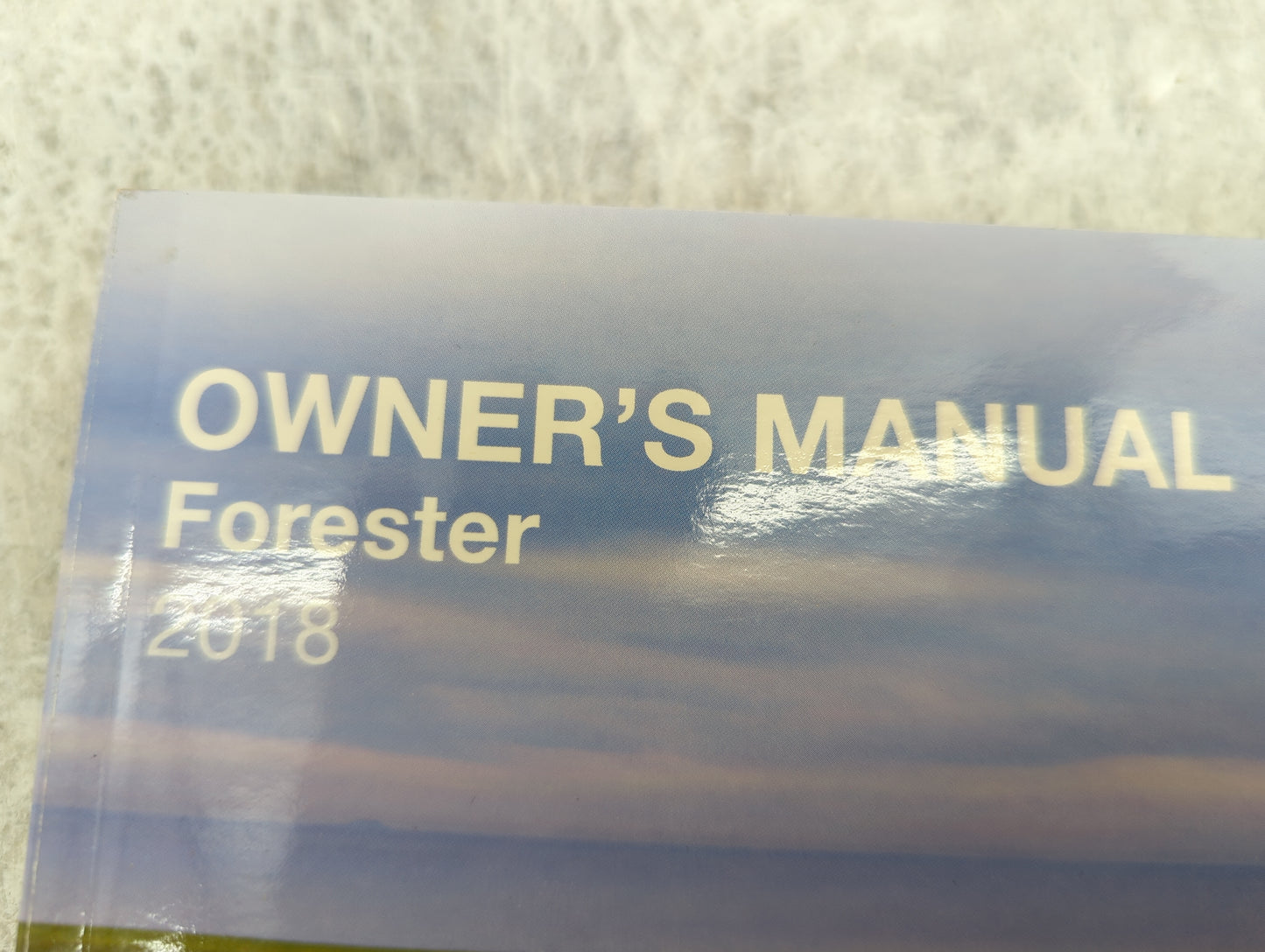 2018 Subaru Forester Owners Manual Book Guide P/N:A8230BE-A OEM Used Auto Parts - Oemusedautoparts1.com