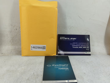 2018 Subaru Forester Owners Manual Book Guide P/N:B1039BE-A MSA5M1810A, MSA5M1813A, B8322BE-A OEM Used Auto Parts - Oemuseda