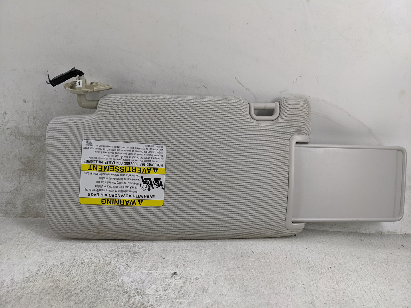 2017-2018 Subaru Forester Sun Visor Shade Replacement Passenger Right Mirror Fits Fits 2017 2018 OEM Used Auto Parts - Oemus