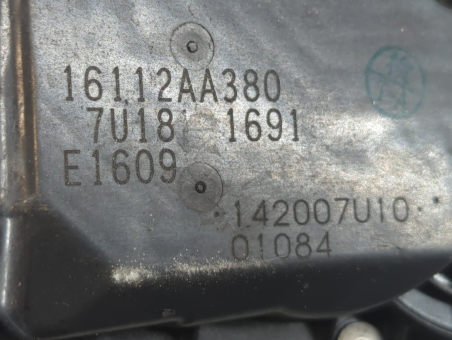 2011-2018 Subaru Forester Throttle Body P/N:142007U10 16112AA380 Fits Fits 2011 2012 2013 2014 2015 2016 2017 2018 OEM Used 