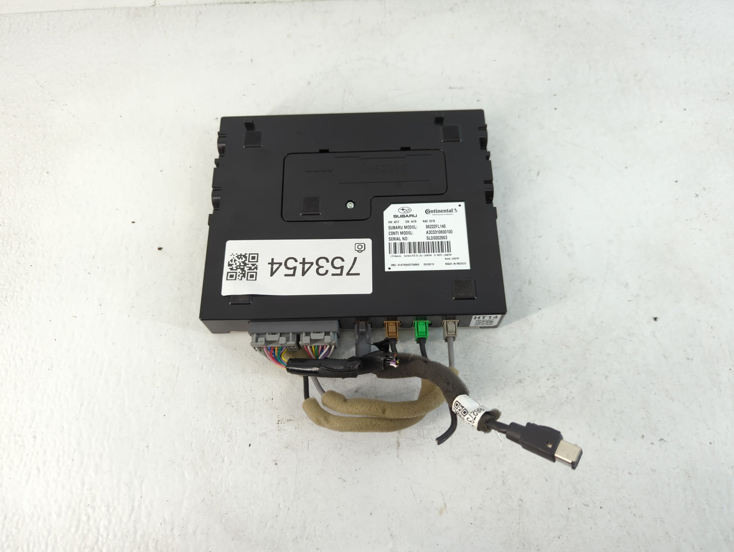 2018 Subaru Forester Bluetooth Phone Communication Control Module Ccm Oem - Oemusedautoparts1.com