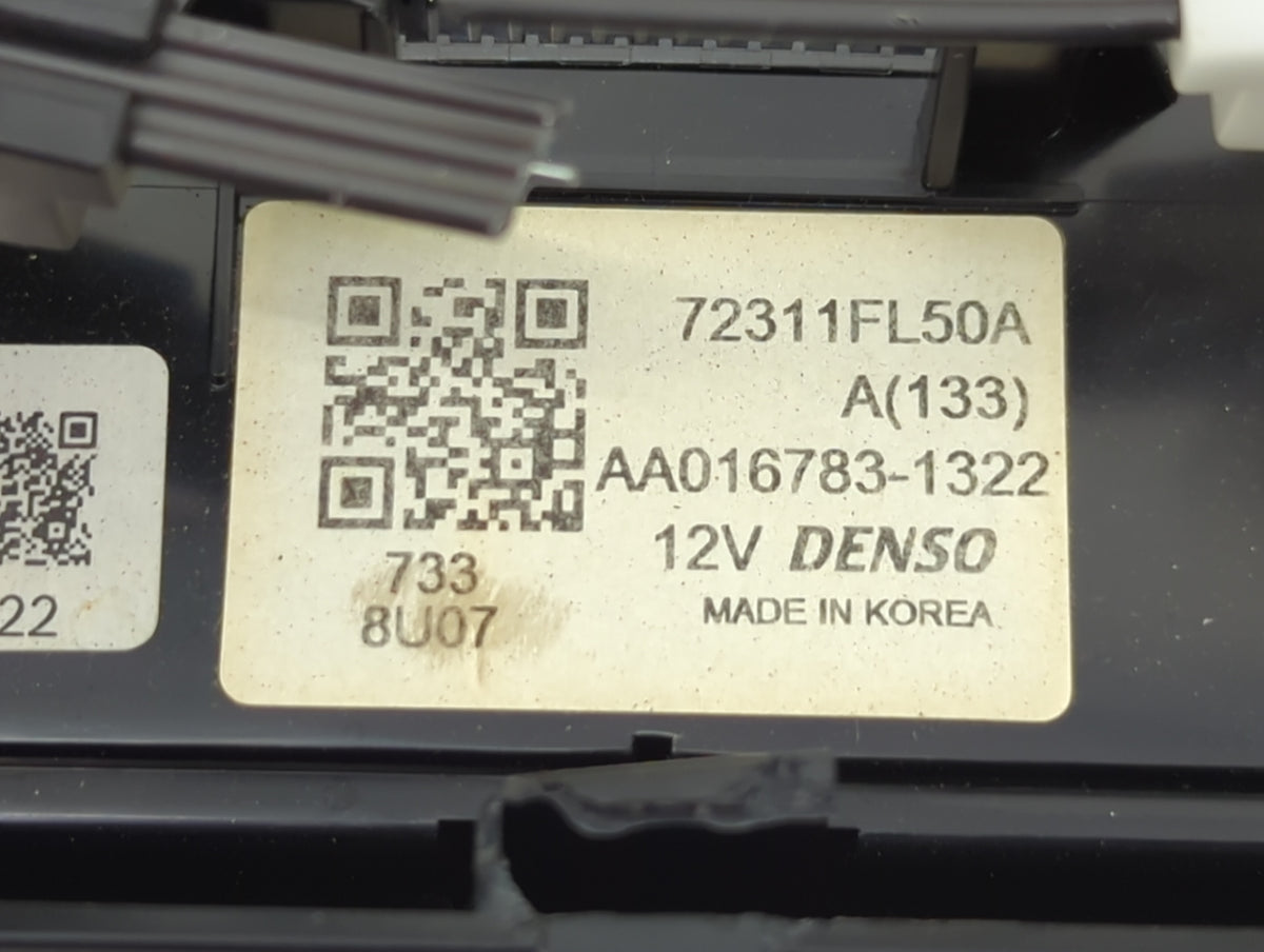 2017-2022 Subaru Impreza Climate Control Module Temperature AC/Heater Replacement P/N:72311FL50A AA016783-1322 Fits OEM Used