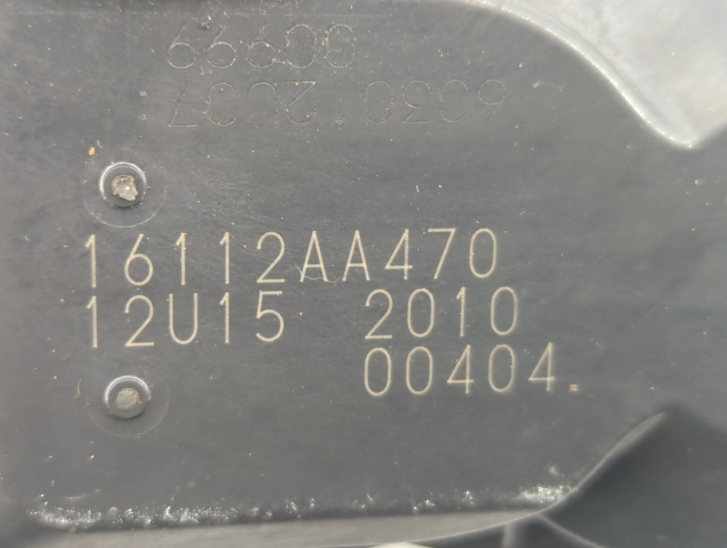 2017-2022 Subaru Impreza Throttle Body P/N:1611211470 Fits Fits 2017 2018 2019 2020 2021 2022 OEM Used Auto Parts - Oemuseda