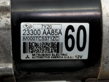 2017-2022 Subaru Impreza Car Starter Motor Solenoid OEM P/N:23300 AA85A M000TC5371ZC Fits Fits 2017 2018 2019 2020 2021 2022 OEM Used Auto Parts
