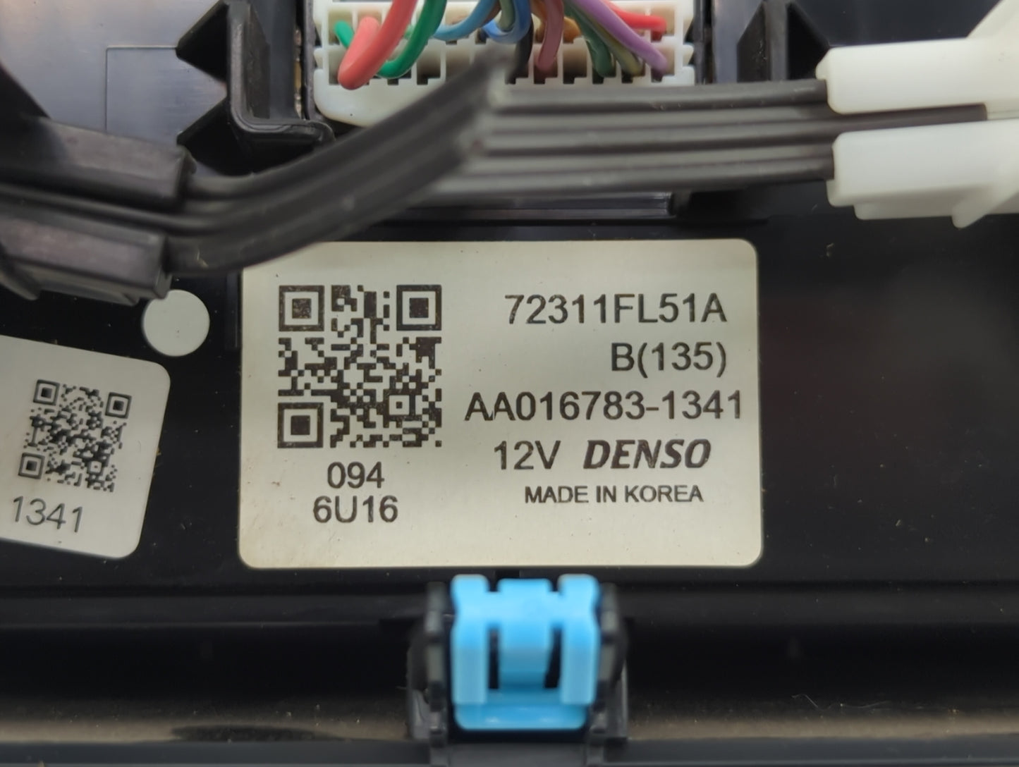 2017-2022 Subaru Impreza Climate Control Module Temperature AC/Heater Replacement P/N:72311FL51A AA016783-1341 Fits OEM Used