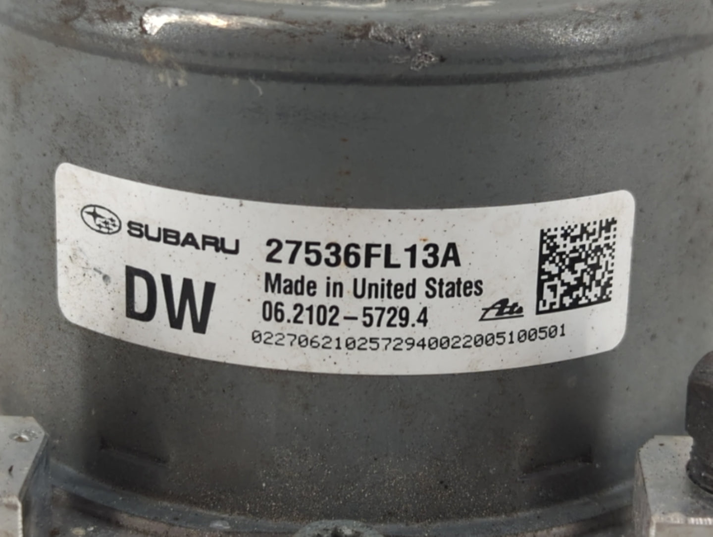 2017-2021 Subaru Impreza ABS Pump Control Module Replacement P/N:27536FL13A Fits Fits 2017 2018 2019 2020 2021 OEM Used Auto