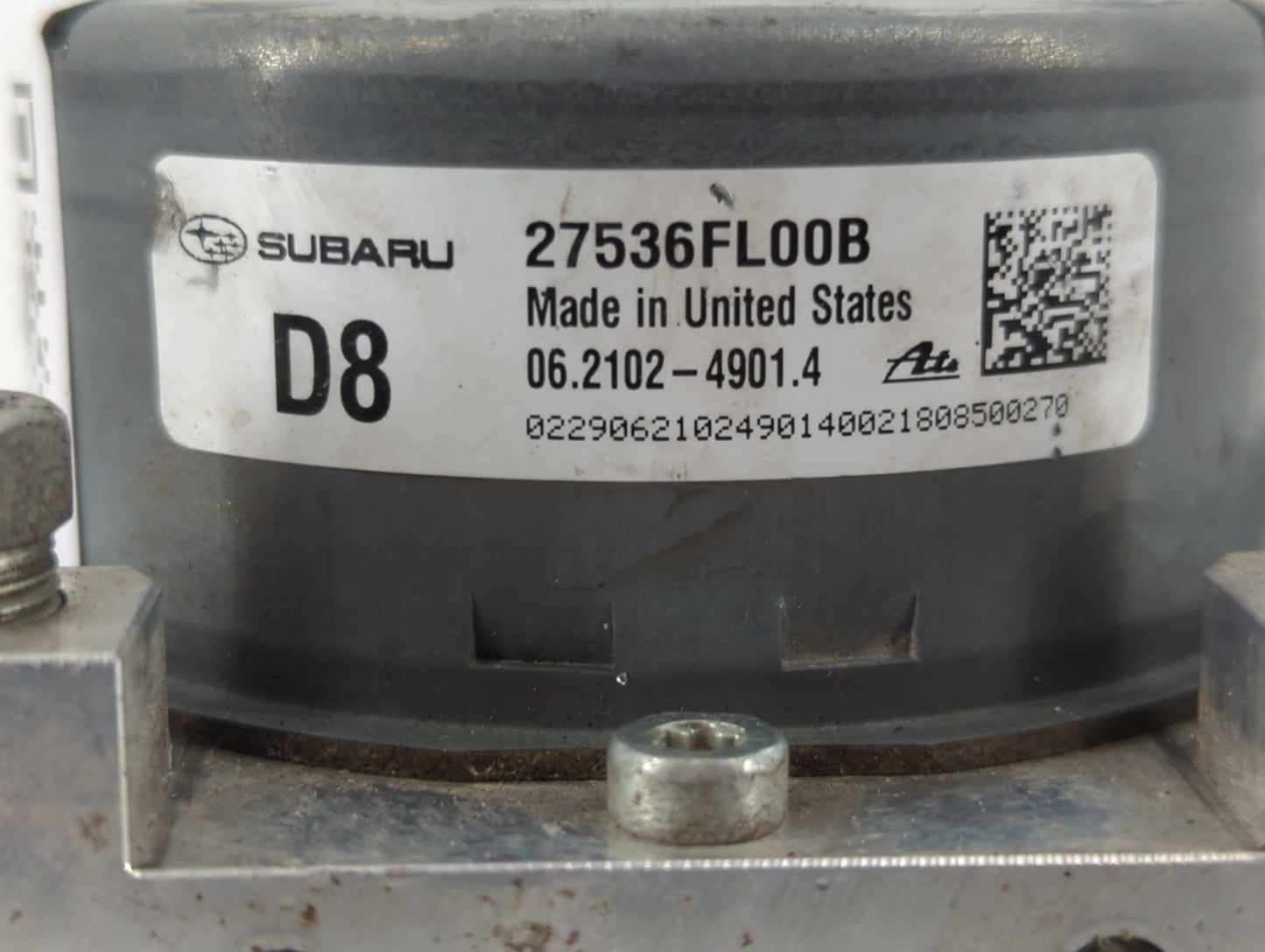 2017-2021 Subaru Impreza ABS Pump Control Module Replacement P/N:27536FL00B Fits Fits 2017 2018 2019 2020 2021 OEM Used Auto