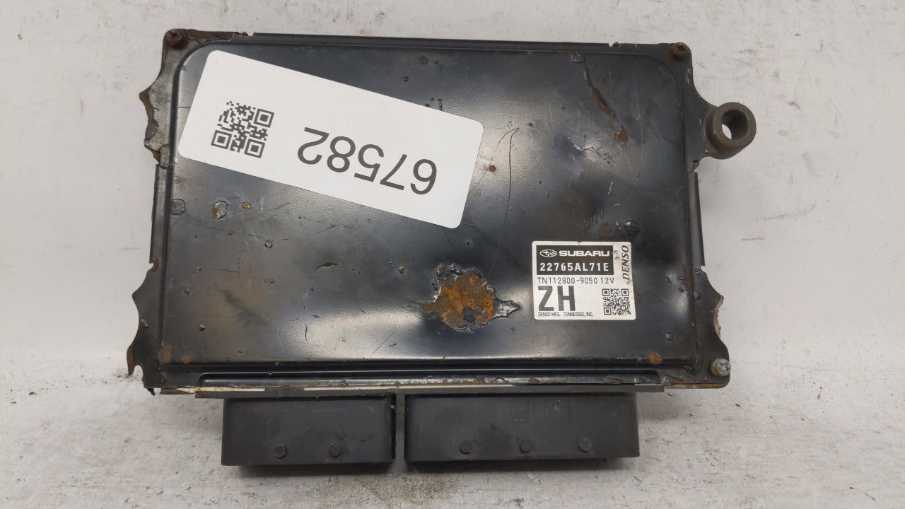 2018 Subaru Impreza PCM Engine Control Computer ECU ECM PCU OEM P/N:22765AL71E Fits OEM Used Auto Parts - Oemusedautoparts1.