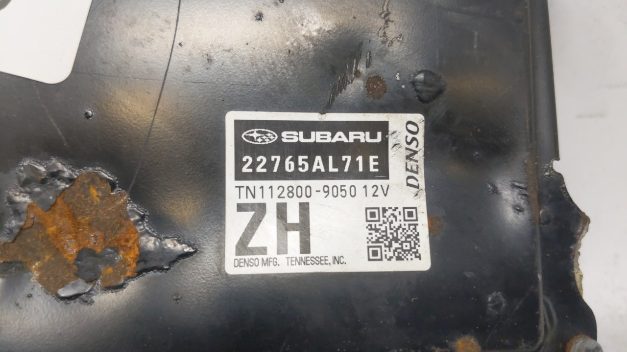 2018 Subaru Impreza PCM Engine Control Computer ECU ECM PCU OEM P/N:22765AL71E Fits OEM Used Auto Parts - Oemusedautoparts1.