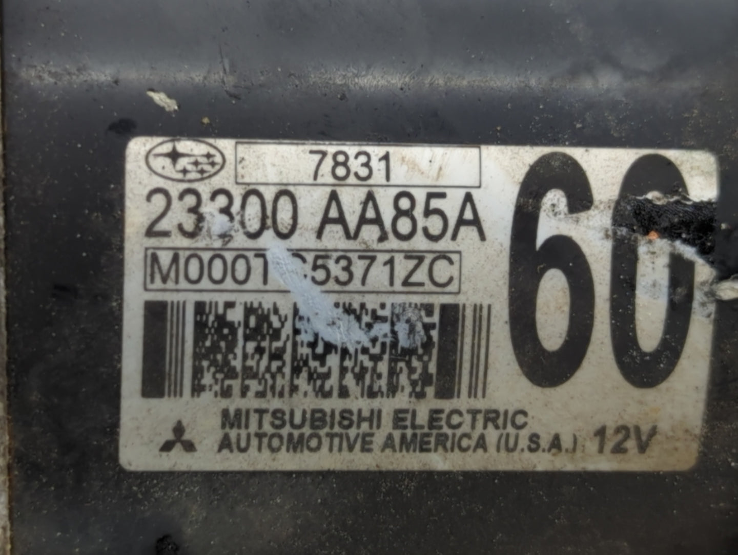 2017-2022 Subaru Impreza Car Starter Motor Solenoid OEM P/N:7116 23300-AA85A Fits Fits 2017 2018 2019 2020 2021 2022 OEM Use
