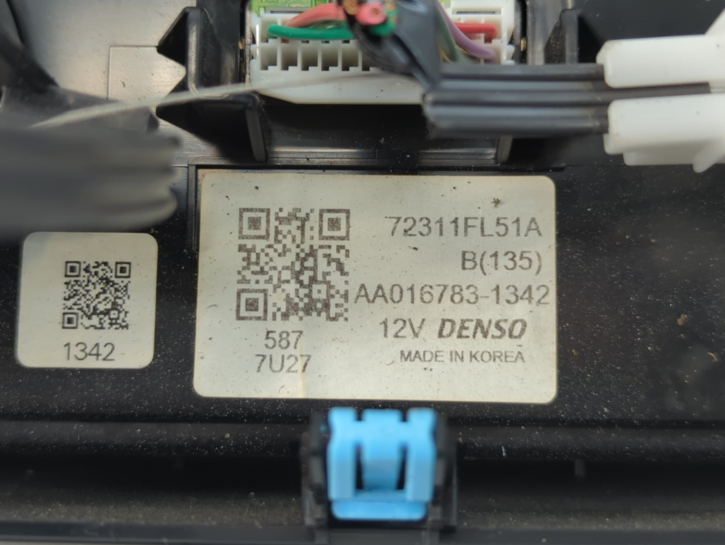 2017-2022 Subaru Impreza Climate Control Module Temperature AC/Heater Replacement P/N:AA016783-1342 72311FL51A Fits OEM Used