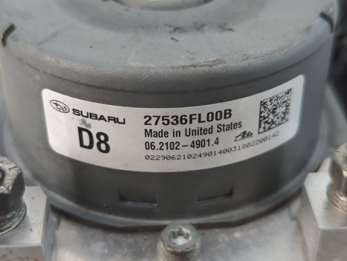 2017-2021 Subaru Impreza ABS Pump Control Module Replacement P/N:27536L00B Fits Fits 2017 2018 2019 2020 2021 OEM Used Auto 