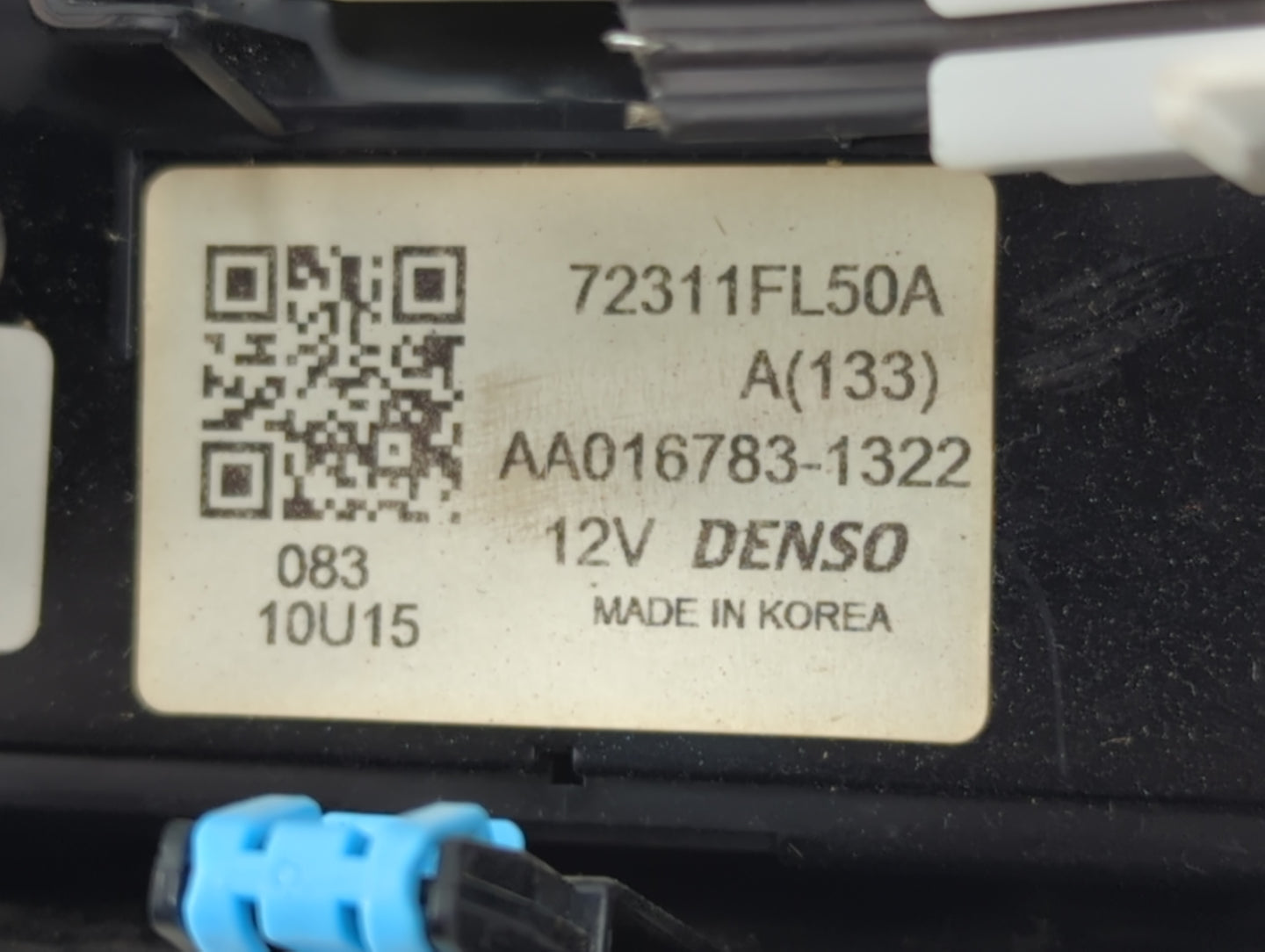 2017-2022 Subaru Impreza Climate Control Module Temperature AC/Heater Replacement P/N:AA016783-1322 A(133) Fits OEM Used Aut