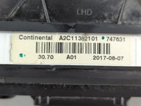 2018 Subaru Legacy Instrument Cluster Speedometer Gauges P/N:A2C11382101 Fits OEM Used Auto Parts - Oemusedautoparts1.com