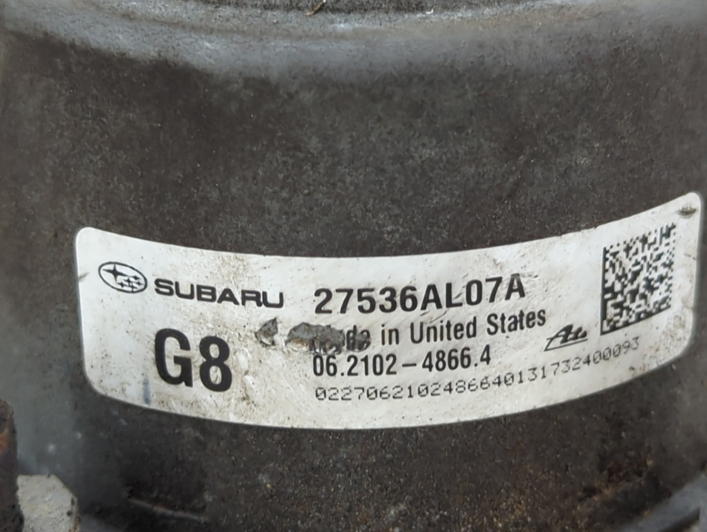 2018 Subaru Legacy ABS Pump Control Module Replacement P/N:27536AL07A 06.2102-4866.4 Fits OEM Used Auto Parts - Oemusedautop