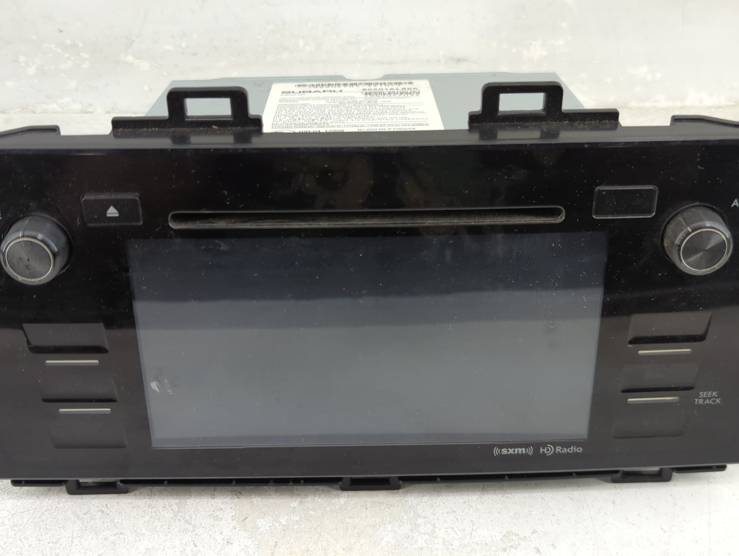 2018 Subaru Legacy Radio AM FM Cd Player Receiver Replacement P/N:86201AL85A Fits OEM Used Auto Parts - Oemusedautoparts1.co