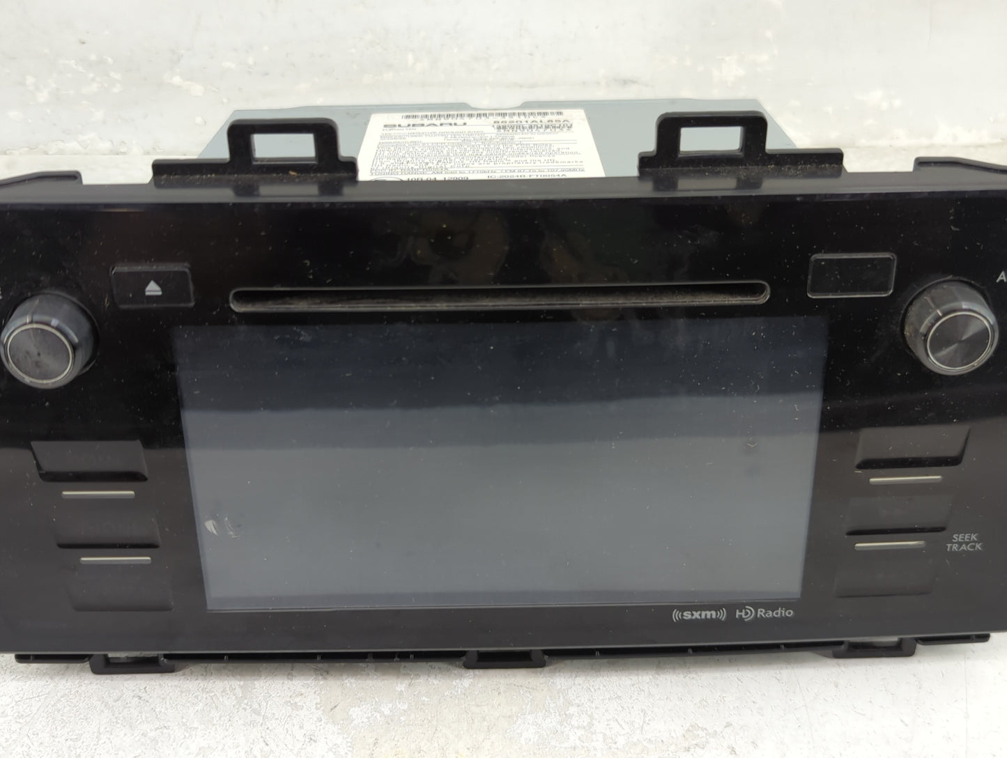 2018 Subaru Legacy Radio AM FM Cd Player Receiver Replacement P/N:86201AL85A Fits OEM Used Auto Parts - Oemusedautoparts1.co