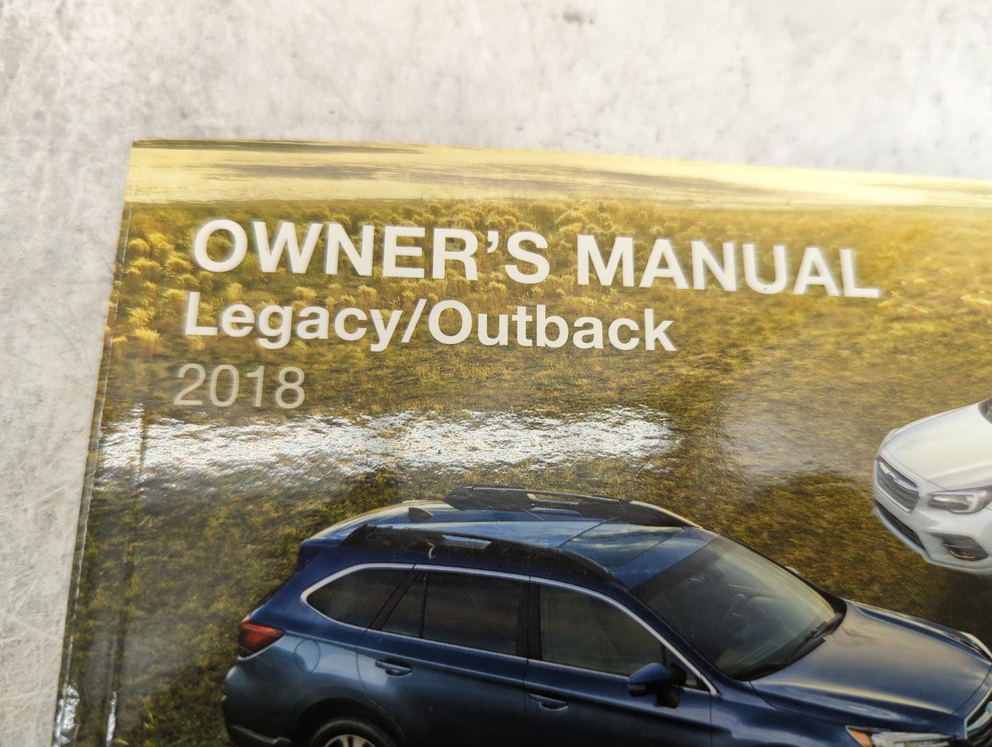 2018 Subaru Legacy Owners Manual Book Guide P/N:A2540BE-A MSA5M1803A OEM Used Auto Parts - Oemusedautoparts1.com