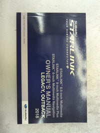 2018 Subaru Legacy Owners Manual Book Guide P/N:B2543BE-A MSA5M1811A, MSA5B1811A OEM Used Auto Parts - Oemusedautoparts1.com