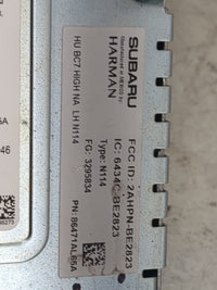 2018 Subaru Legacy Radio AM FM Cd Player Receiver Replacement P/N:86471AL65A 2AHPN-BE2823, 3295834 Fits OEM Used Auto Parts 