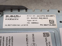2018 Subaru Legacy Radio AM FM Cd Player Receiver Replacement P/N:2AHPN-BE2823 6434C-BE2823, 86471AL66A, 3295842 Fits OEM Us