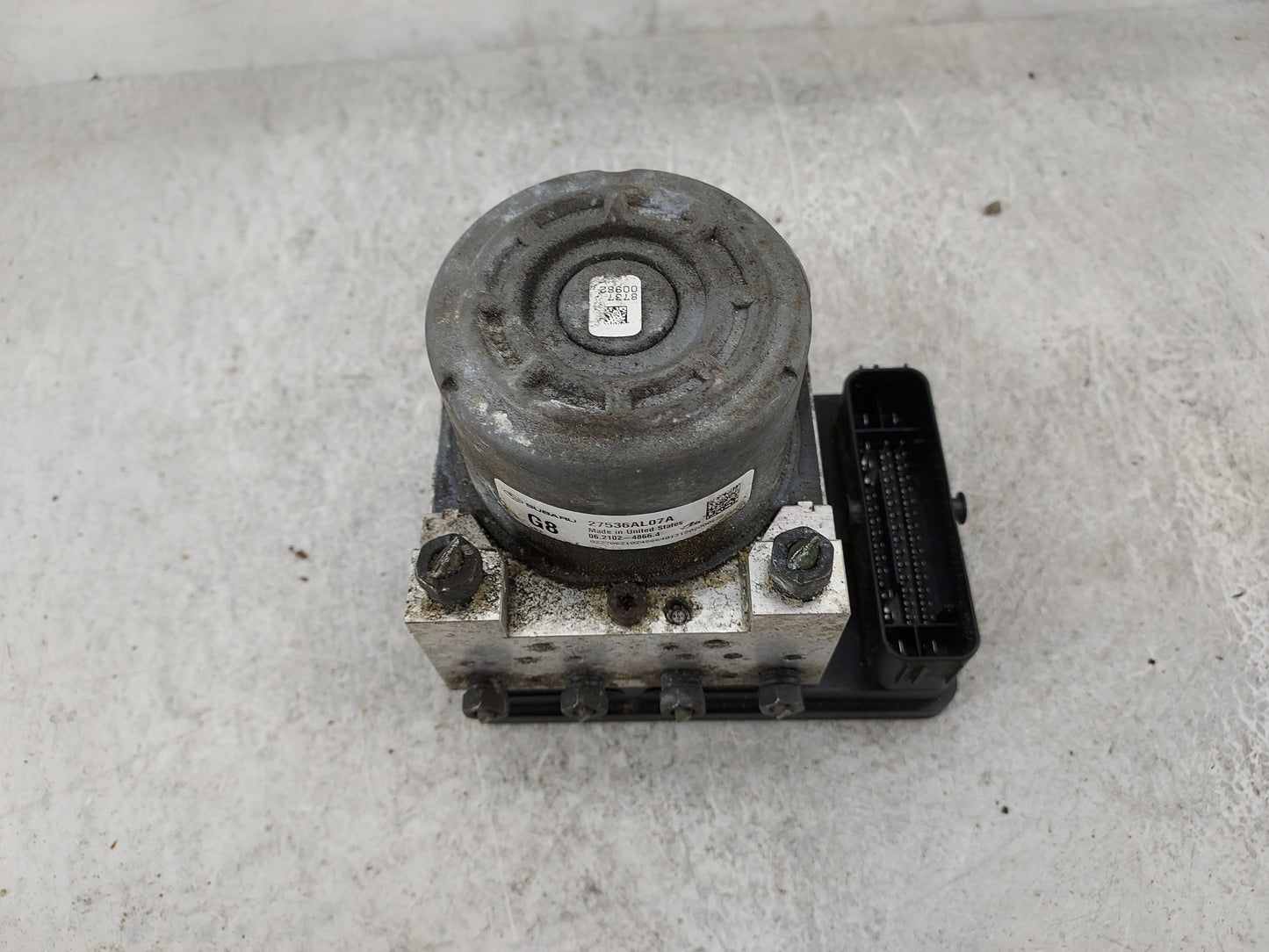 2018 Subaru Legacy ABS Pump Control Module Replacement P/N:27536AL07A 06.2102-4866.4, 06.2109-8371.3, 06.2623-3386.1 Fits OE