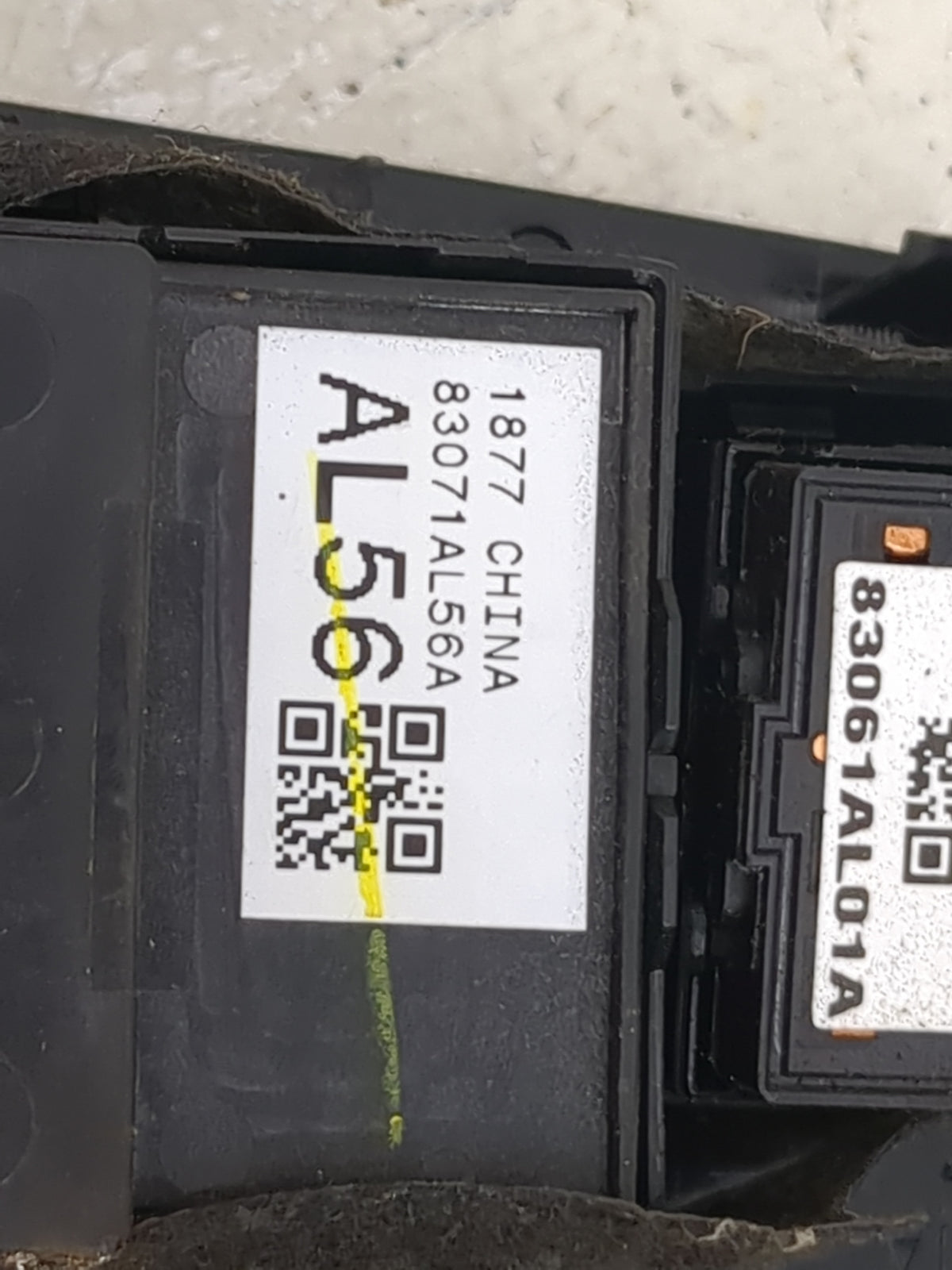 2018-2019 Subaru Legacy Master Power Window Switch Replacement Driver Side Left P/N:83071AL56A 83061AL01A Fits Fits 2018 201